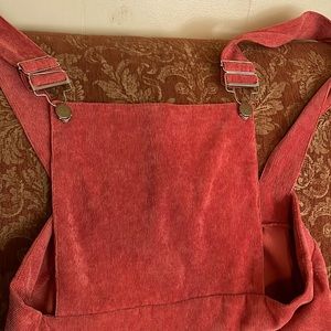 Short reddish  corduroy dress very loved in great condition just got too small
